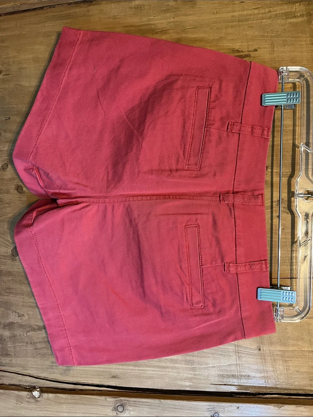 J. Crew Women’s Washed Red Flat-Front Casual Shorts